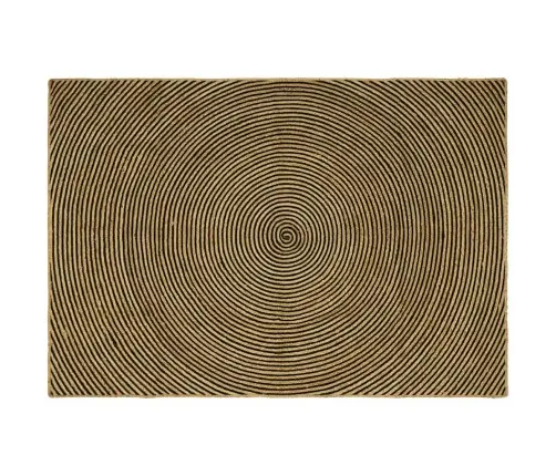 Paklājs Dabīgs Un Melns 200 X 290 Cm Džuta Vidaxl