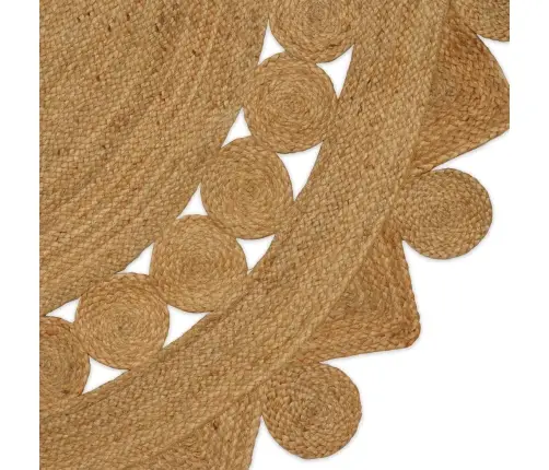 Paklājs Brūna Ø 180 Cm Džuta Vidaxl