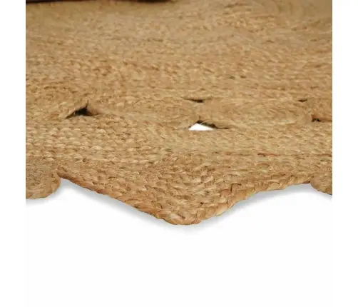 Paklājs Bēša 152 X 245 Cm Džuta Vidaxl