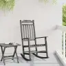 Dārza Šūpuļkrēsls Melnā Krāsā 65X84X114 Cm Hdpe Vidaxl