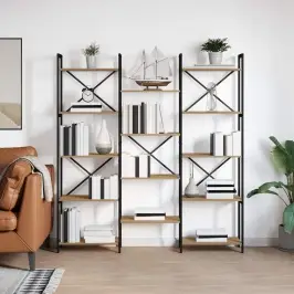 Raamatukapp Käsitöötamm 156 X 25 X 167.5 Cm Tehispuit