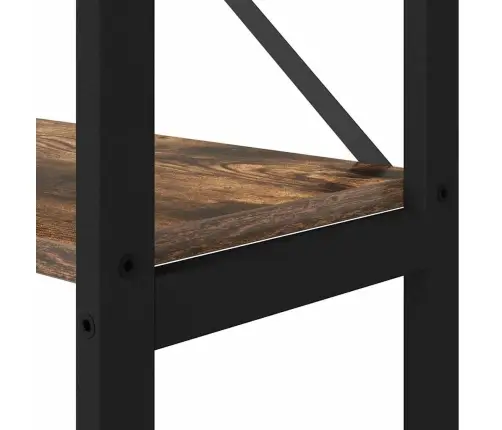 Raamatukapp Suitsutatud Tamm 40 X 30 X 188 Cm Tehispuit