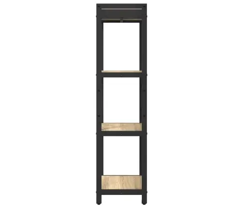 Grāmatu Skapis Sonomas Ozola 40 X 30 X 118 Cm Inženierijas Koks Vidaxl