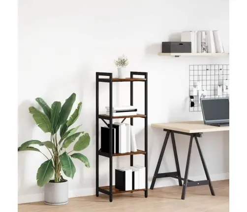 Grāmatu Skapis Dūmakaina Ozolkoka 40 X 30 X 118 Cm Koks Vidaxl