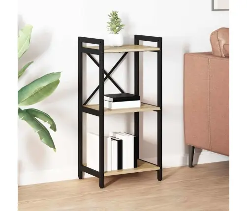 Raamatukapp Sonoma Tamm 40 X 30 X 83 Cm Tehispuit