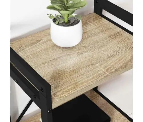 Raamatukapp Sonoma Tamm 40 X 30 X 83 Cm Tehispuit