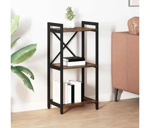 Grāmatu Skapis Dūmakaina Ozolkoka 40 X 30 X 83 Cm Vidaxl