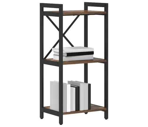 Raamatukapp Suitsetatud Tamm 40 X 30 X 85 Cm Tehispuit