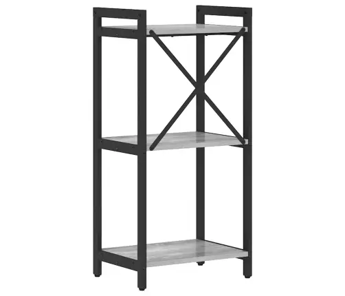 Knygų Lentyna Pilka Sonoma Ąžuolo 40 X 30 X 85 Cm