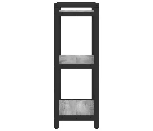 Knygų Lentyna Pilka Sonoma Ąžuolo 40 X 30 X 85 Cm