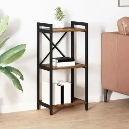 Grāmatu Skapis Vecs Koks 40 X 30 X 83 Cm Inženierijas Koks Vidaxl