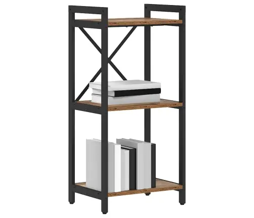 Grāmatu Skapis Vecs Koks 40 X 30 X 83 Cm Inženierijas Koks Vidaxl