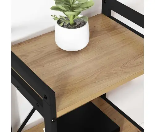 Grāmatu Skapis Amatnieku Ozola 40 X 30 X 83 Cm Vidaxl