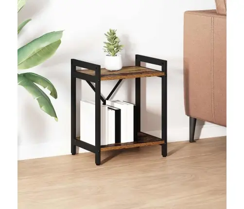 Grāmatu Skapis Vecs Koks 40 X 30 X 48.5 Cm Inženierijas Koks Vidaxl