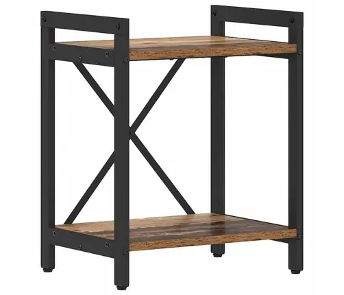 Grāmatu Skapis Vecs Koks 40 X 30 X 48.5 Cm Inženierijas Koks Vidaxl