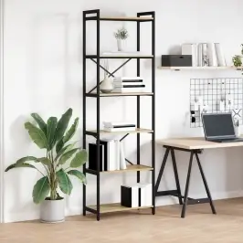 Raamatukapp Sonoma Tamm 60 X 30 X 188 Cm Tehispuit