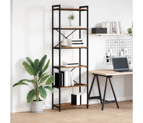 Raamatukapp Vana Puit 60 X 30 X 188 Cm Tehispuit