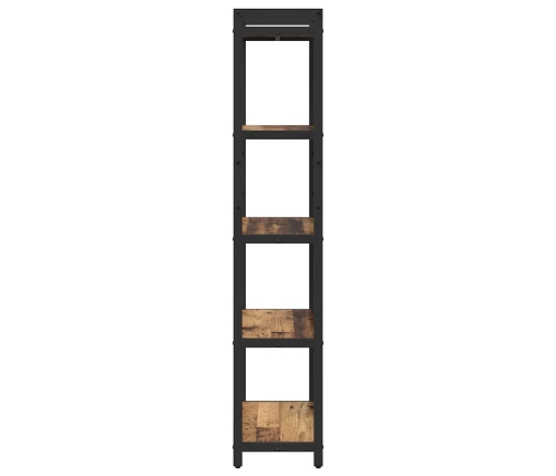 Grāmatu Skapis Vecs Koks 60 X 30 X 153 Cm Inženierijas Koks Vidaxl