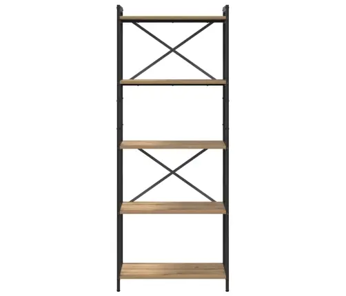 Grāmatu Skapis Amatnieku Ozola 60 X 30 X 153 Cm Vidaxl