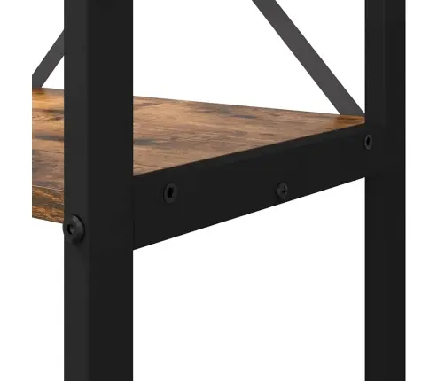 Raamatukapp Suitsutatud Tamm 60 X 30 X 118 Cm Tehispuit