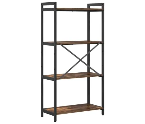 Raamatukapp Suitsutatud Tamm 60 X 30 X 118 Cm Tehispuit