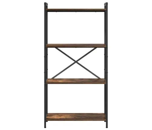 Raamatukapp Suitsutatud Tamm 60 X 30 X 118 Cm Tehispuit