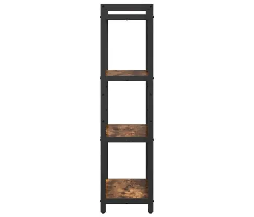 Raamatukapp Suitsutatud Tamm 60 X 30 X 118 Cm Tehispuit