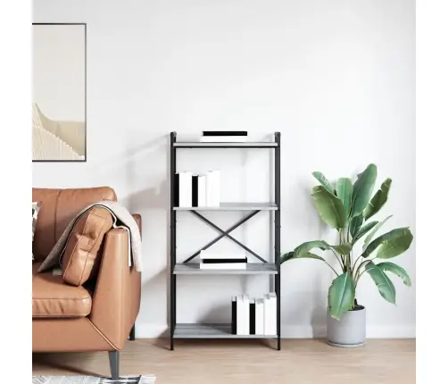 Raamatukapp Hall Sonoma 40 X 30 X 85 Cm Tehispuit