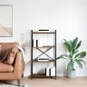 Grāmatu Skapis Vecs Koks 60 X 30 X 118 Cm Koks Un Tērauds Vidaxl