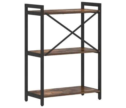 Raamatukapp Suitsutatud Tamm 60 X 30 X 83 Cm Tehispuit