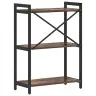 Raamatukapp Suitsutatud Tamm 60 X 30 X 83 Cm Tehispuit