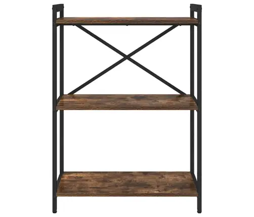 Raamatukapp Suitsutatud Tamm 60 X 30 X 83 Cm Tehispuit