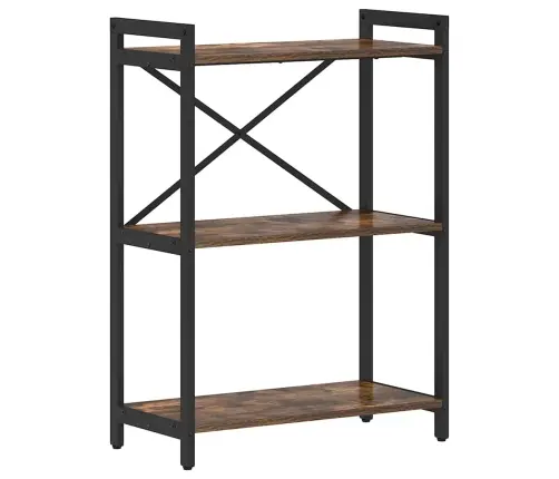Raamatukapp Suitsutatud Tamm 60 X 30 X 83 Cm Tehispuit