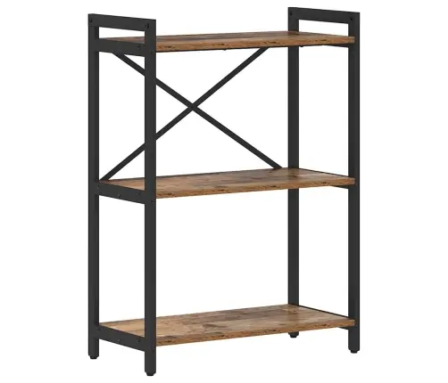 Grāmatu Skapis Vecs Koks 60 X 30 X 83 Cm Inženierijas Koks Vidaxl