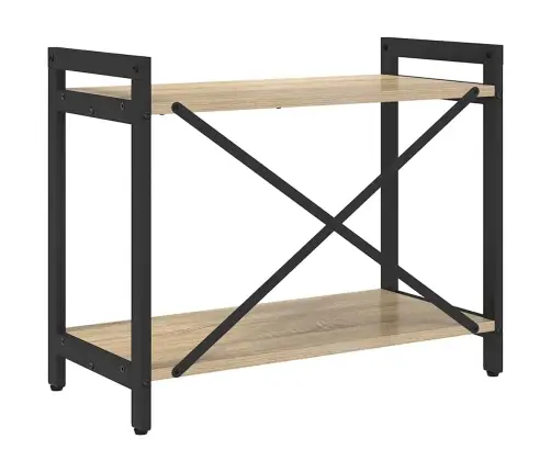 Grāmatu Skapis Sonomas Ozola 60 X 30 X 48.5 Cm Vidaxl