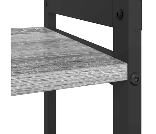 Grāmatu Skapis Pelēka Sonomas Ozola 60 X 30 X 48.5 Cm Vidaxl