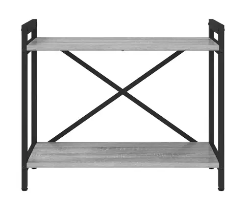 Grāmatu Skapis Pelēka Sonomas Ozola 60 X 30 X 48.5 Cm Vidaxl