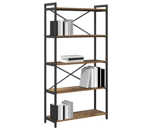 Knygų Lentyna Sena Mediena 80 X 30 X 153 Cm Apdirbta Mediena