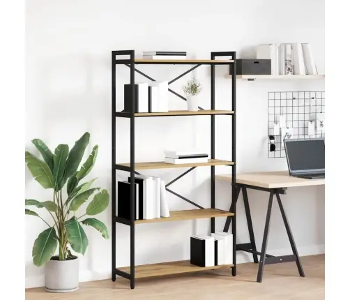 Raamatukapp Käsitööpuu 80 X 30 X 155 Cm Tehispuit