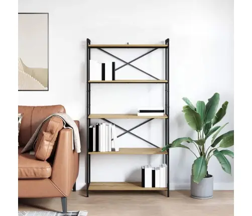 Raamatukapp Käsitööpuu 80 X 30 X 155 Cm Tehispuit