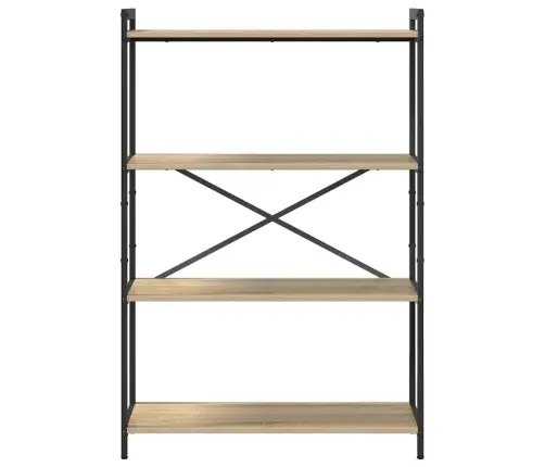 Knygų Lentyna Sonoma Ąžuolas 80 X 30 X 118 Cm Apdirbta Mediena