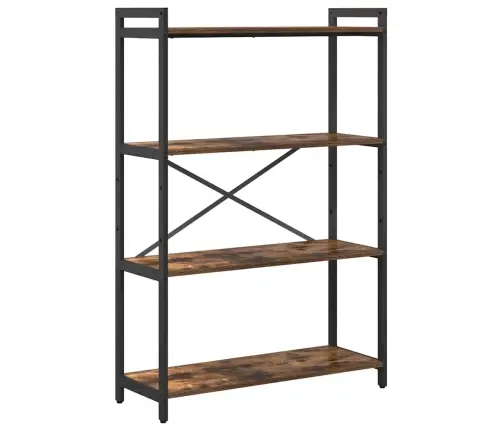 Grāmatu Skapis Dūmakaina Ozolkoka 80 X 30 X 118 Cm Koks Vidaxl