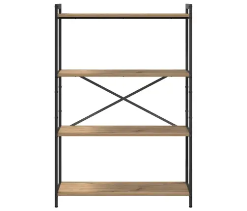 Grāmatu Skapis Amatnieku Ozola 80 X 30 X 118 Cm Vidaxl