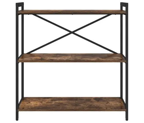 Grāmatu Skapis Dūmakaina Ozolkoka 80 X 30 X 83 Cm Vidaxl