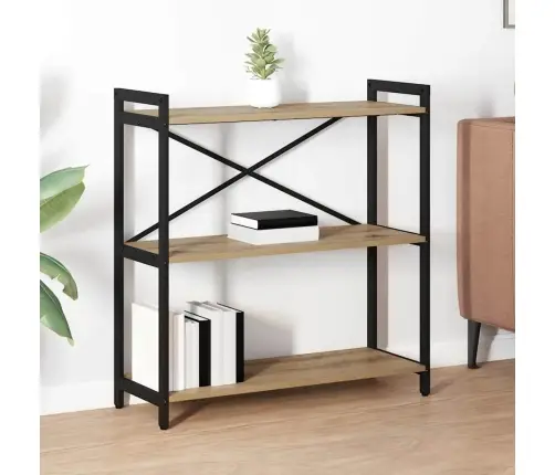 Raamatukapp Käsitöötamm 80 X 30 X 83 Cm Tehispuit