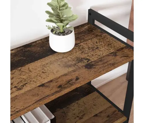 Grāmatu Skapis Vecs Koks 80 X 30 X 48.5 Cm Inženierijas Koks Vidaxl