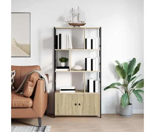 Grāmatu Plaukts Sonomas Ozola 80 X 30 X 155.5 Cm Vidaxl