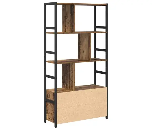 Grāmatu Plaukts Vecs Koks 80 X 30 X 155.5 Cm Inženierijas Koks Vidaxl