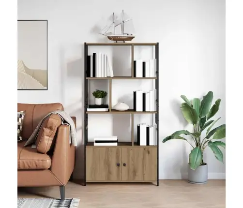 Knygų Lentyna Artisano Ąžuolo 80 X 30 X 155.5 Cm