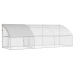 Vištų Narvas Sidabro 600 X 200 X 198.5 Cm Galvanizuotas Plienas